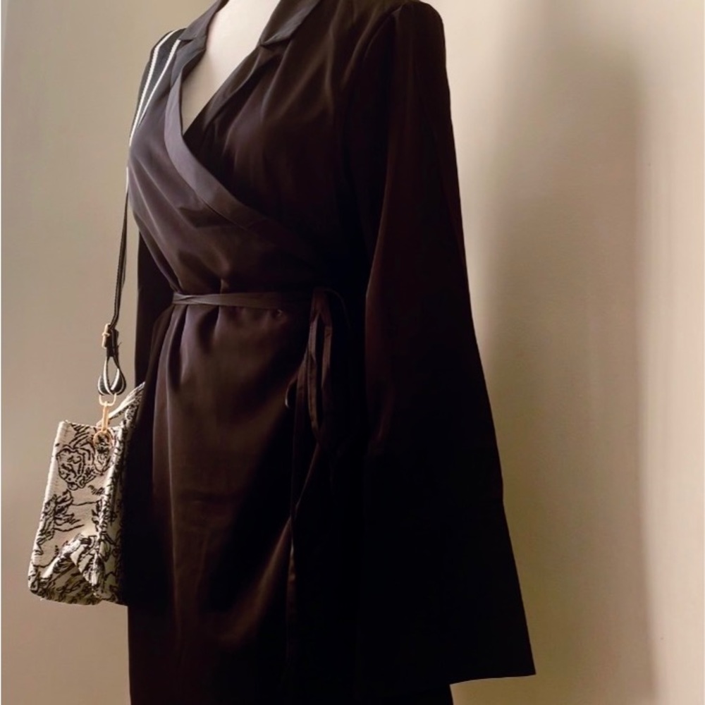 Black Satin Dress